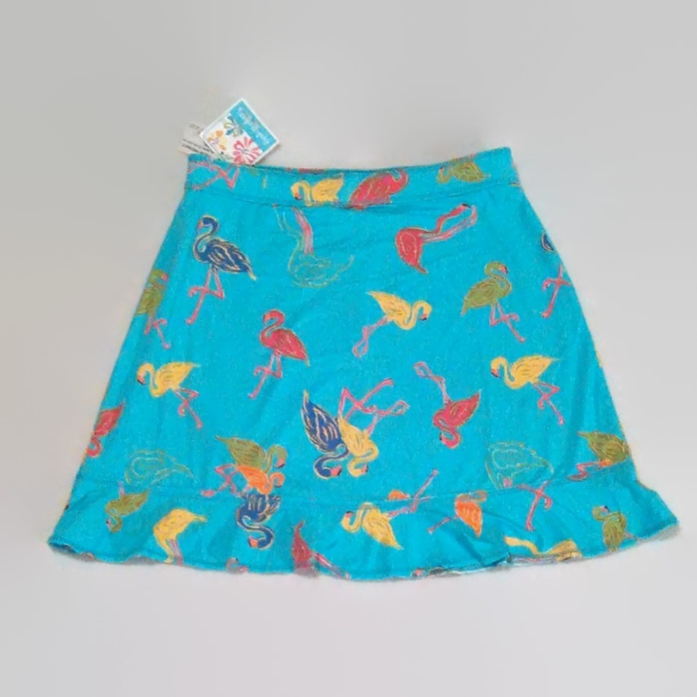 fresh produce NWT Swim Skirt Splash Flamingo